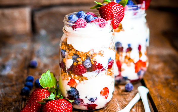 Tooth healthy parfait