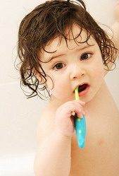 Child Brushing Teeth at the Pediatric Dentist Office in Casa Grande, Mesa and Chandler, AZ